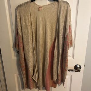 Printed cardigan